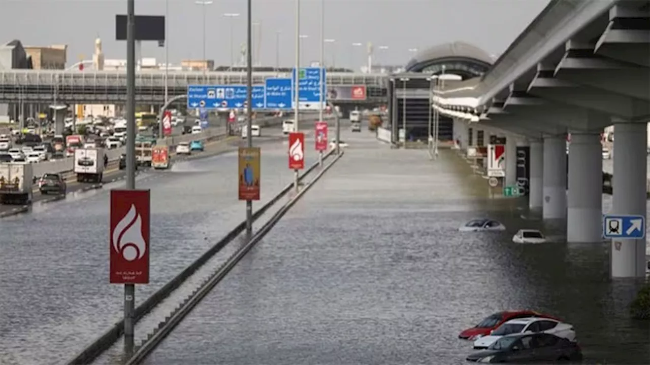 What caused the storm that brought Dubai to a standstill?