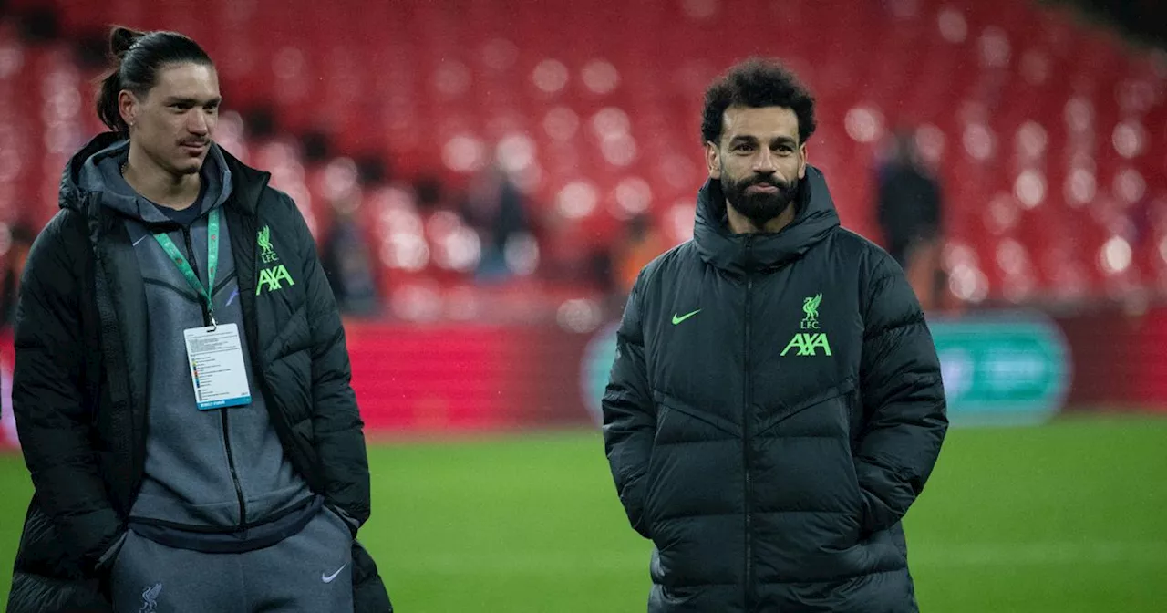 Liverpool line-ups for Atalanta as Mohamed Salah and Darwin Nunez benched