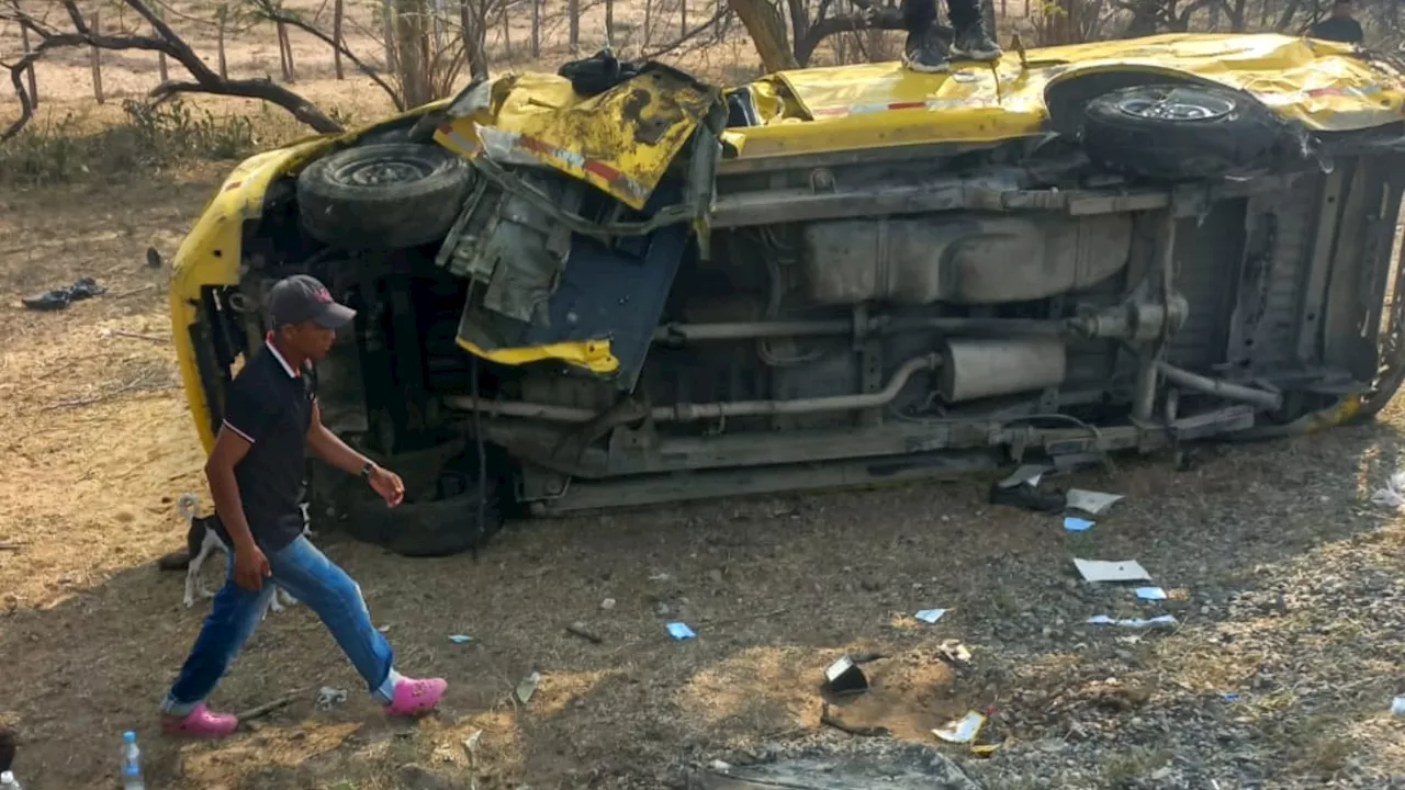 Accidente de tránsito en la vía Maicao-Riohacha deja un muerto y dos heridos