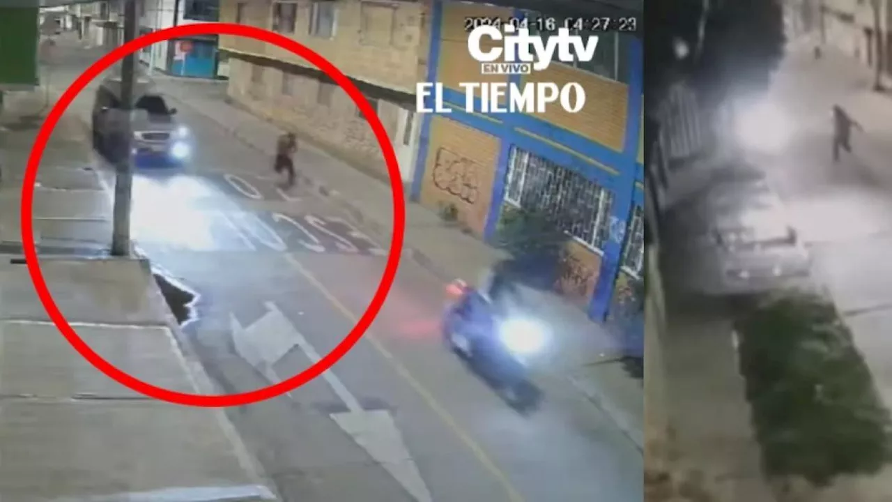 Violento robo durante la madrugada en Bogotá: ladrones huyeron en camioneta