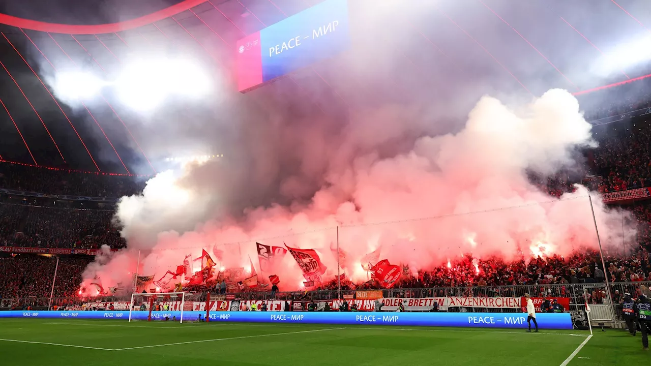 FC Bayern: Fans zünden bei Viertelfinal-Rückspiel gegen FC Arsenal Pyrotechnik - erneute Strafe der UEFA droht