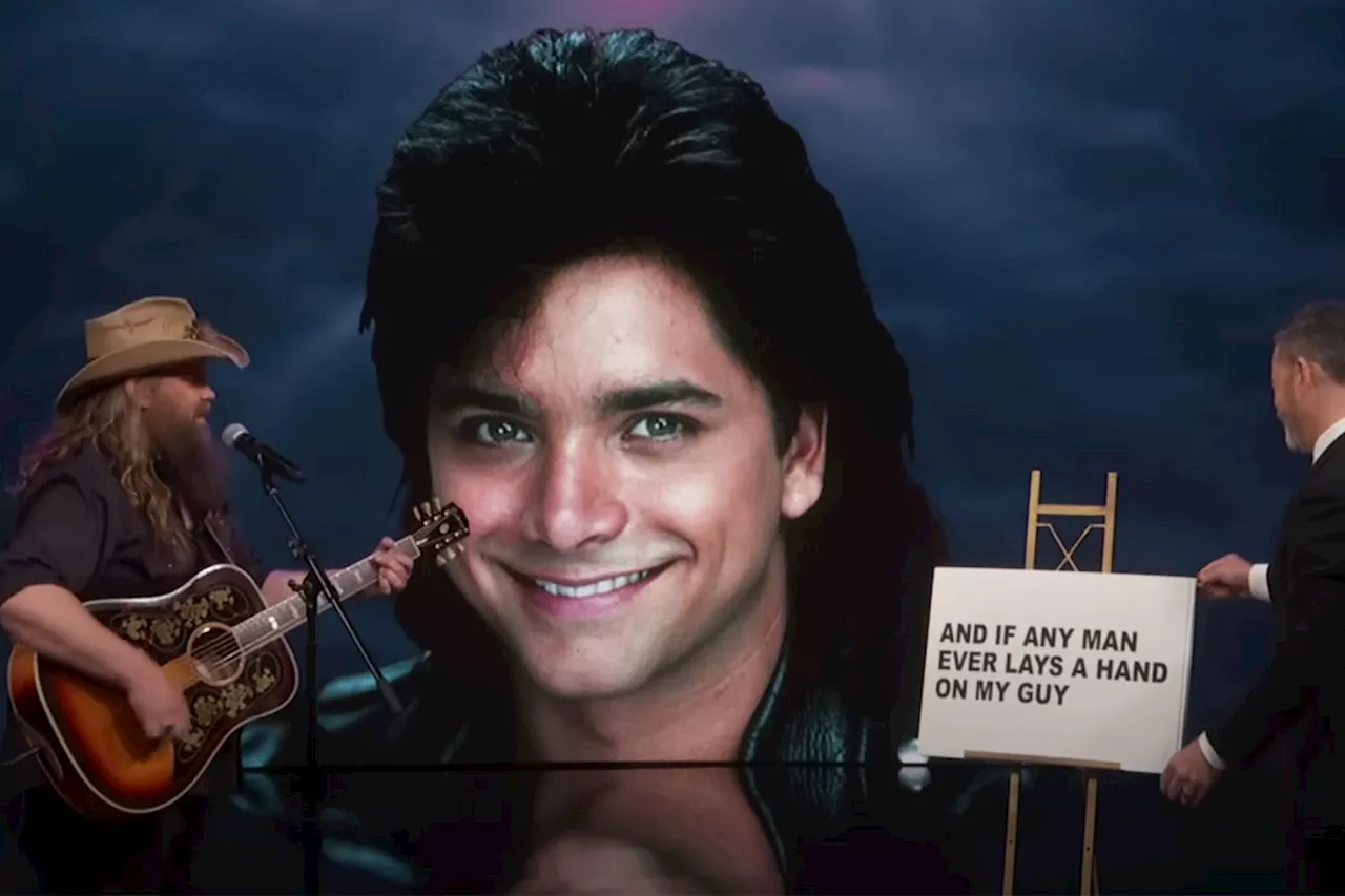 Watch John Stamos surprise Full House fan Chris Stapleton after country star performs song about him