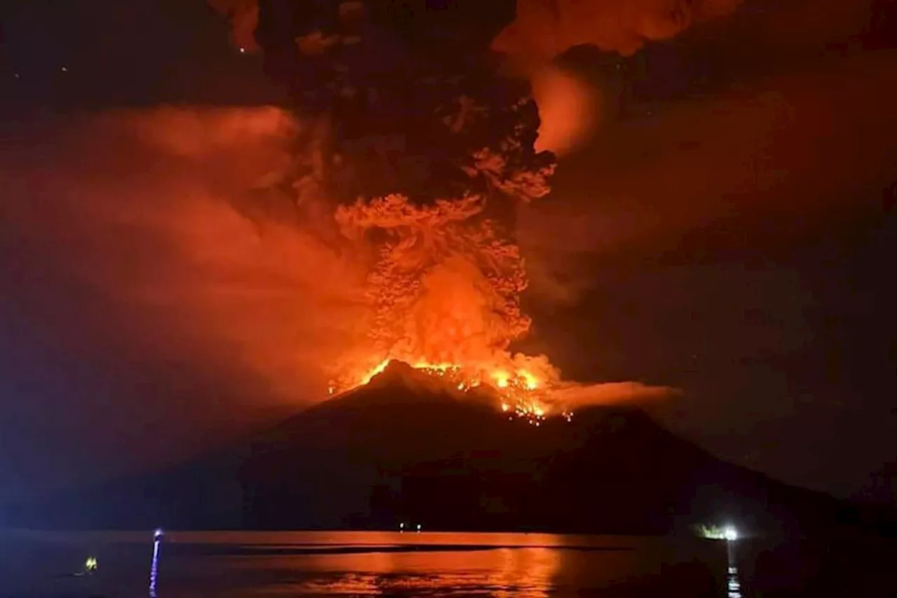 Tsunami-Warnung nach heftigem Vulkanausbruch in Indonesien