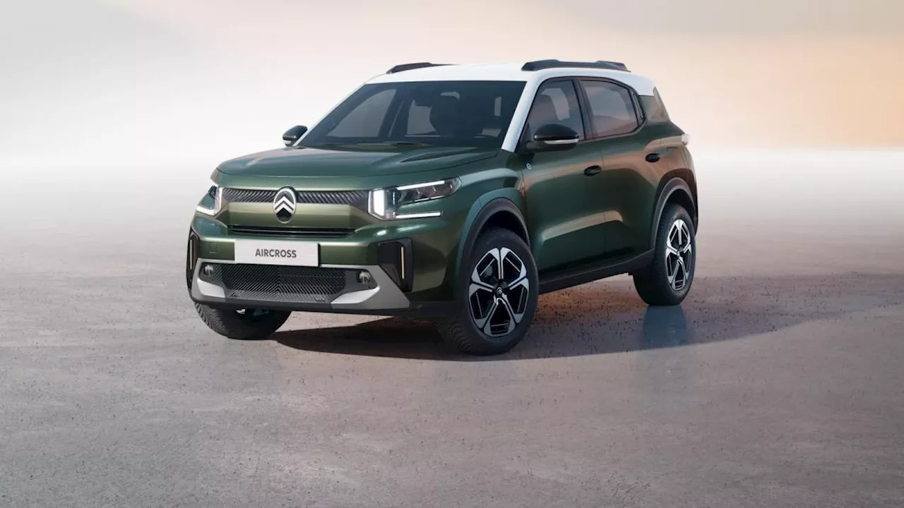 Nuova Citroën C3 Aircross: prime immagini del B-Suv a 7 posti