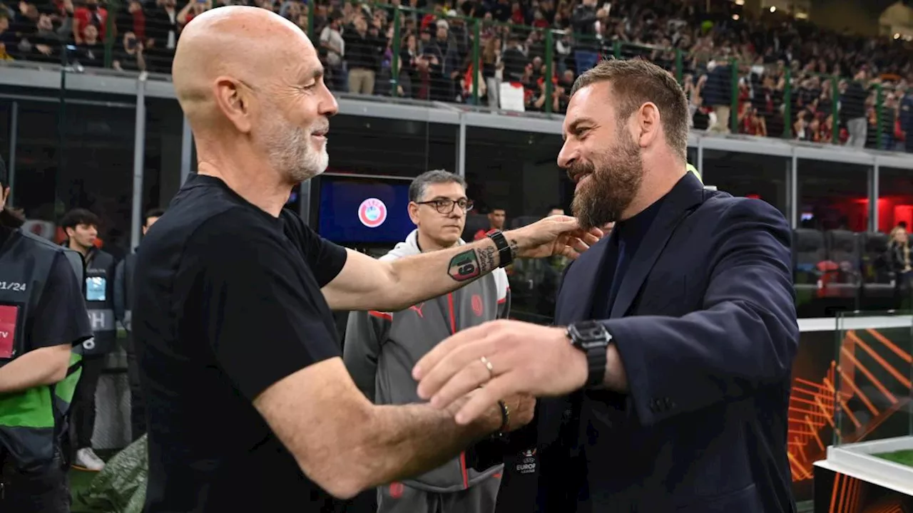 Roma-Milan, tutto in una notte: De Rossi e Pioli pronti ad entrare nell'arena