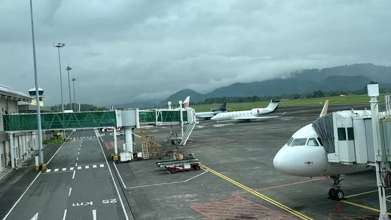 Erupsi Gunung Ruang, Bandara Sam Ratulangi Tutup Sementara