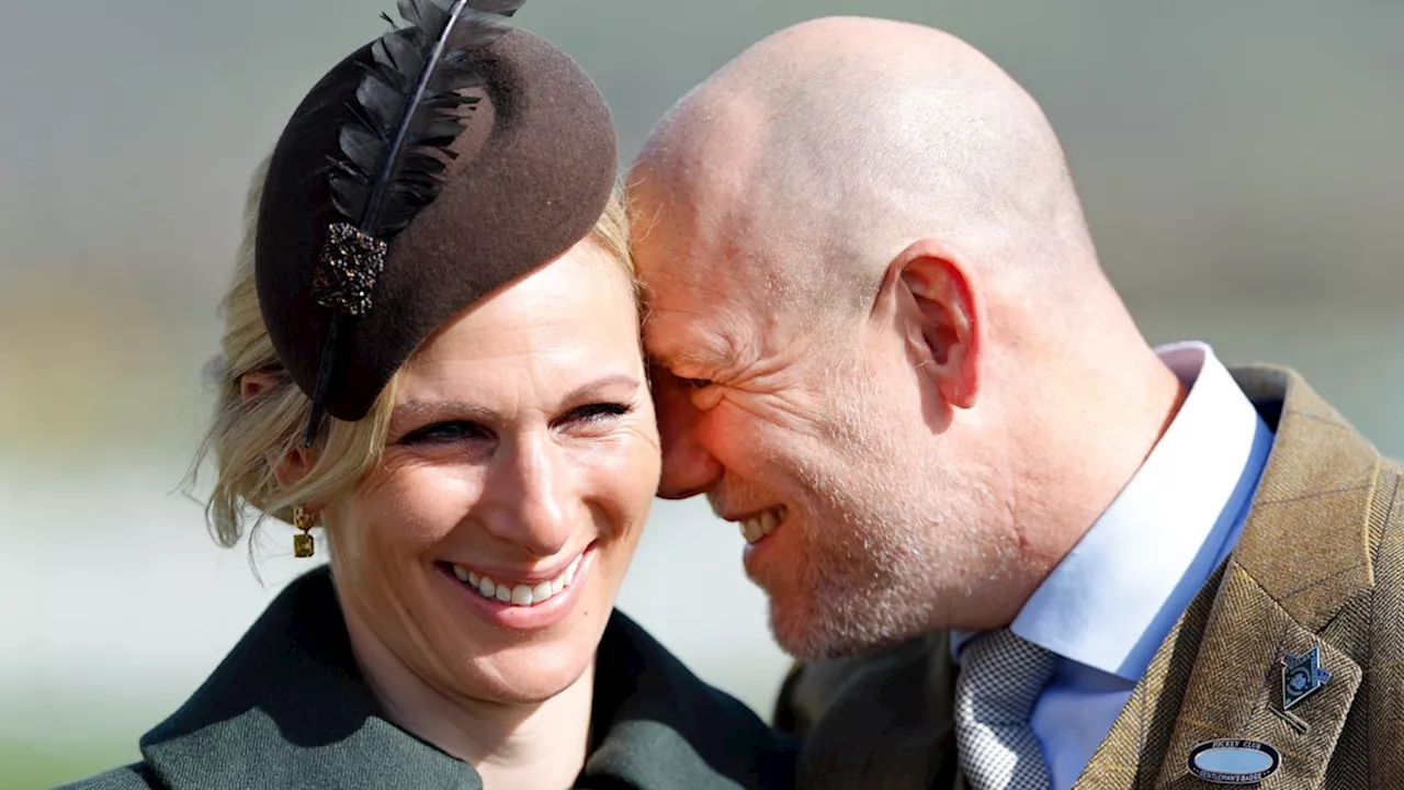 Zara Tindall oozes sophistication in leather skinny jeans alongside husband Mike