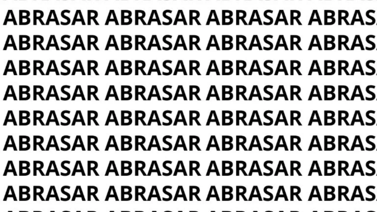 Solo una mente con un coeficiente de genio encuentra la palabra ‘Abrazar’ en menos de 5 segundos