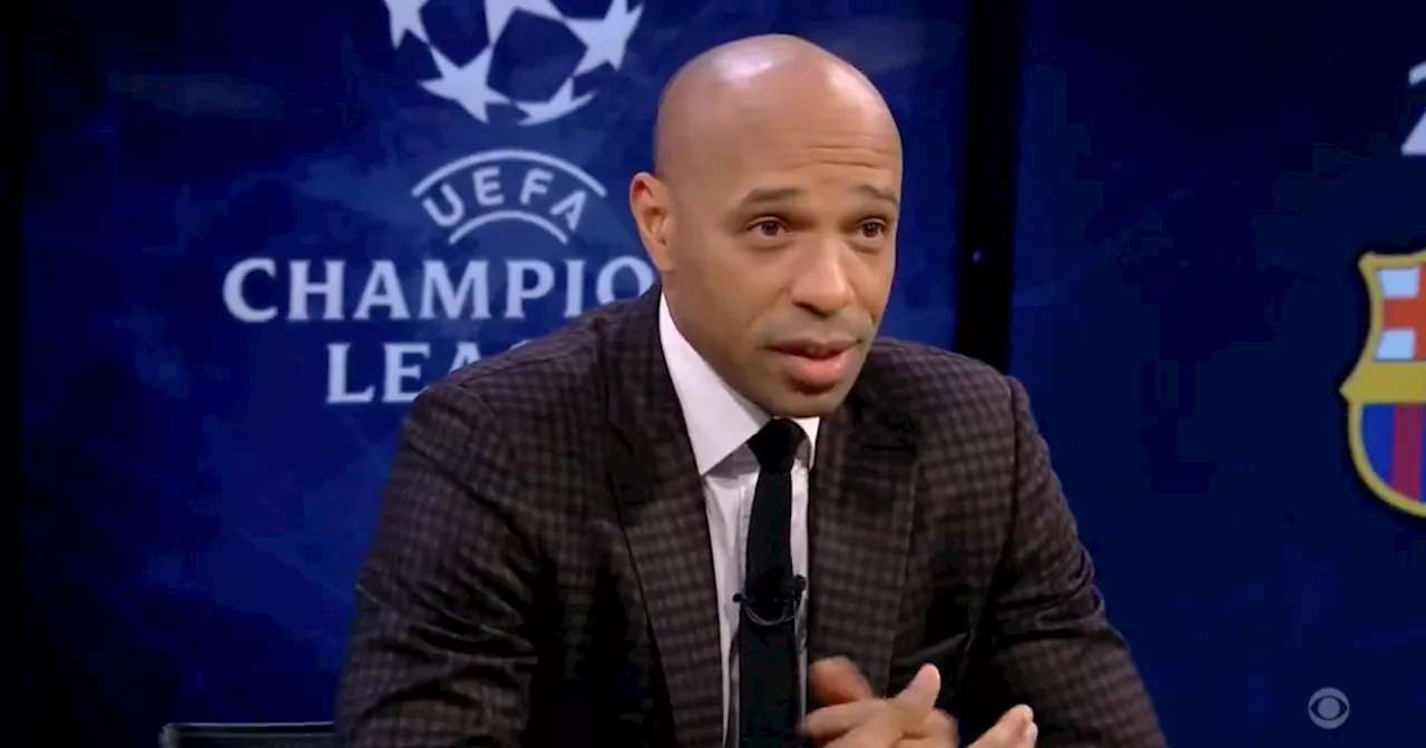 Thierry Henry blasts 'not good enough' Arsenal and spots concerning trend