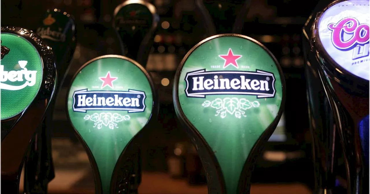 Heineken to lift price of pint by 6 cents from June