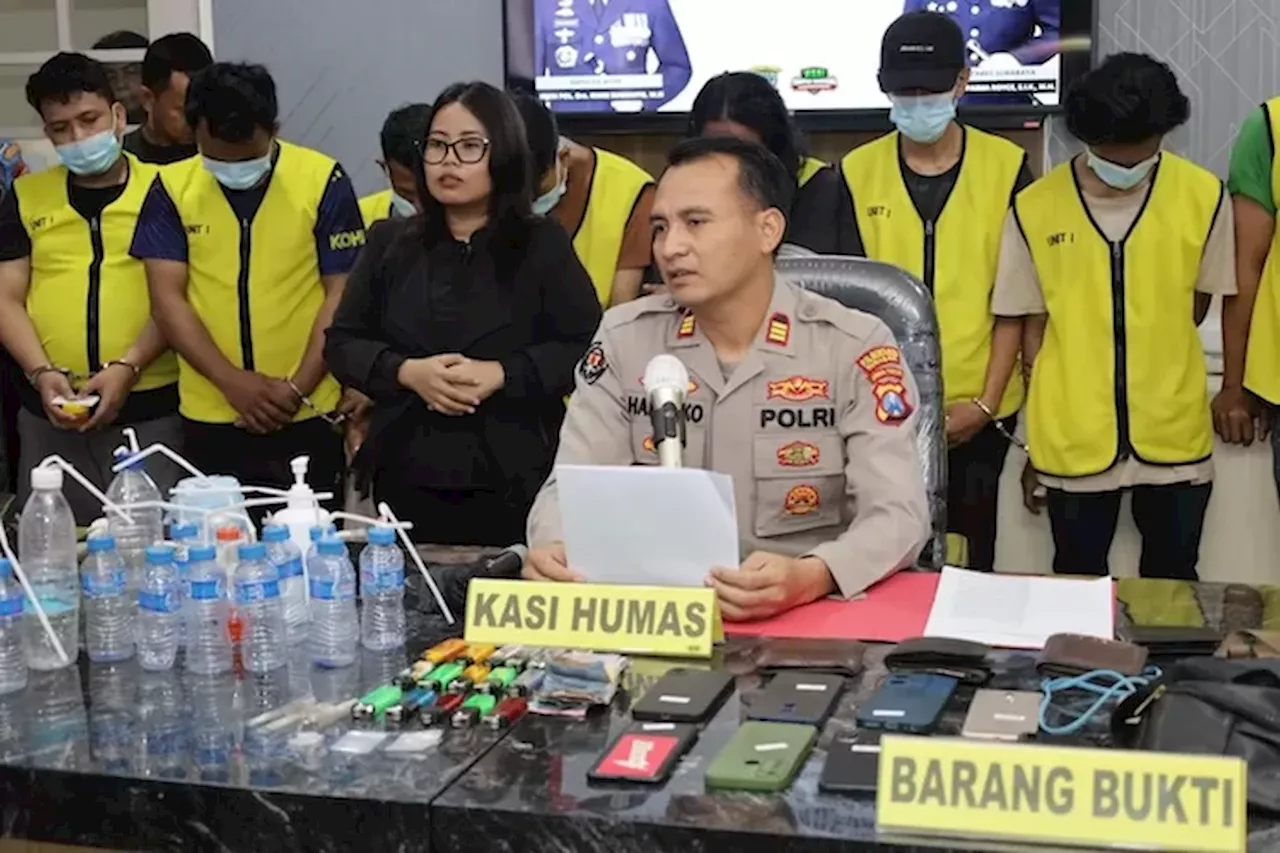 Kampung Narkoba Jalan Kunti di Gerebek Surabaya, Belasan Orang Diamankan