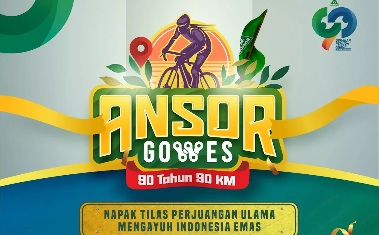 Sambut Indonesia Emas 2045, GP Ansor Gelar Gowes 90 Kilometer dari Jakarta-Bogor