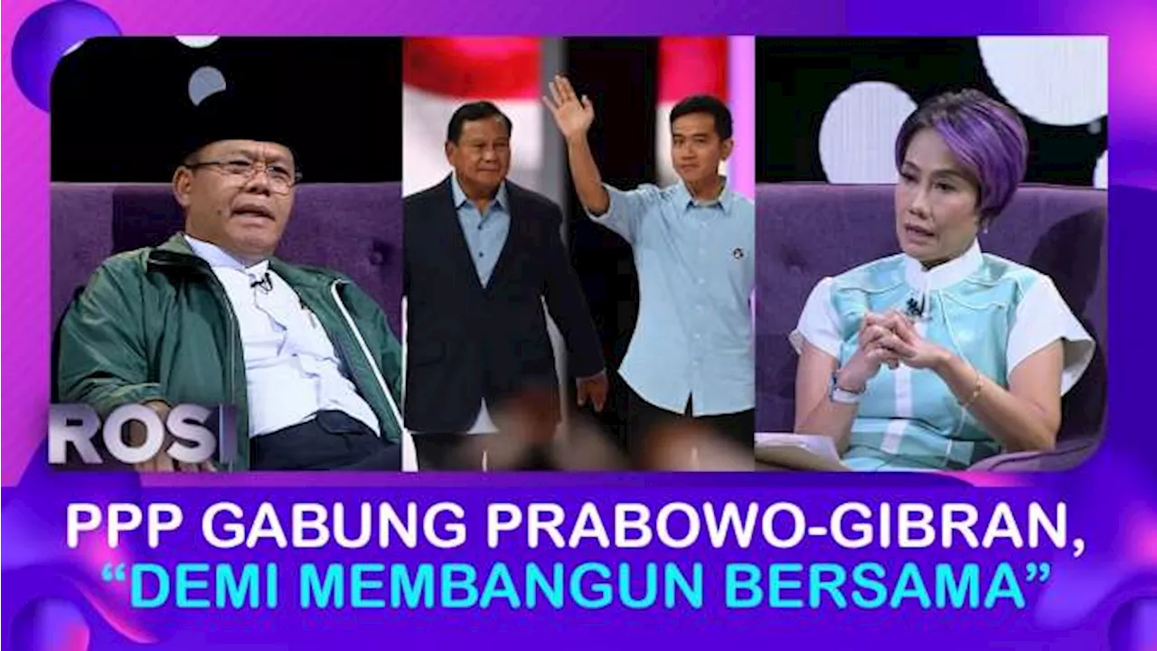 Disinggung akan Bergabung dengan Prabowo-Gibran, PPP: Ini Harus Dijawab dari Berbagai Pihak