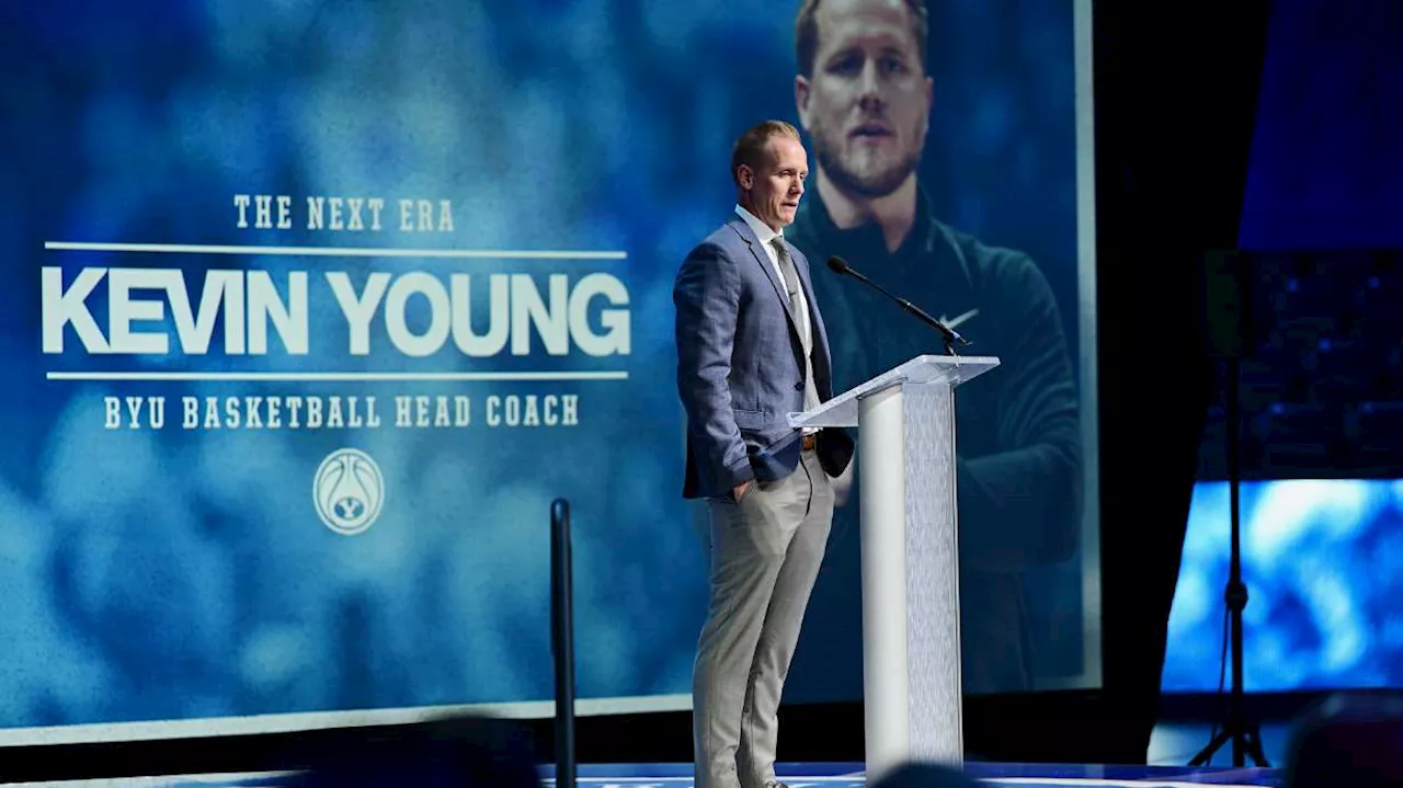 BYU introduces Kevin Young as next men's basketball coach