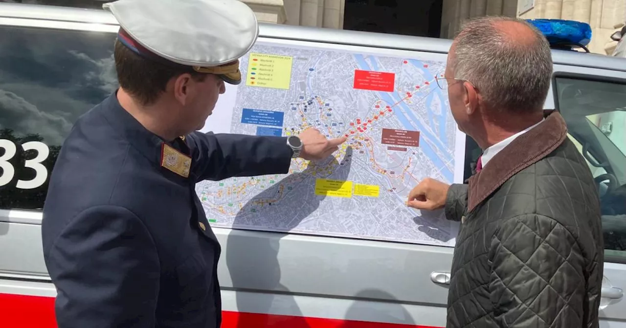 Vienna City Marathon: 500 Polizisten, 300 Sanitäter, 2.000 Liter Tee