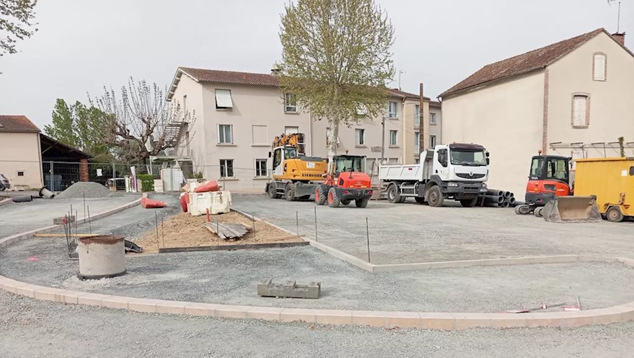 Cadalen : les travaux de rénovation du bourg dans les temps