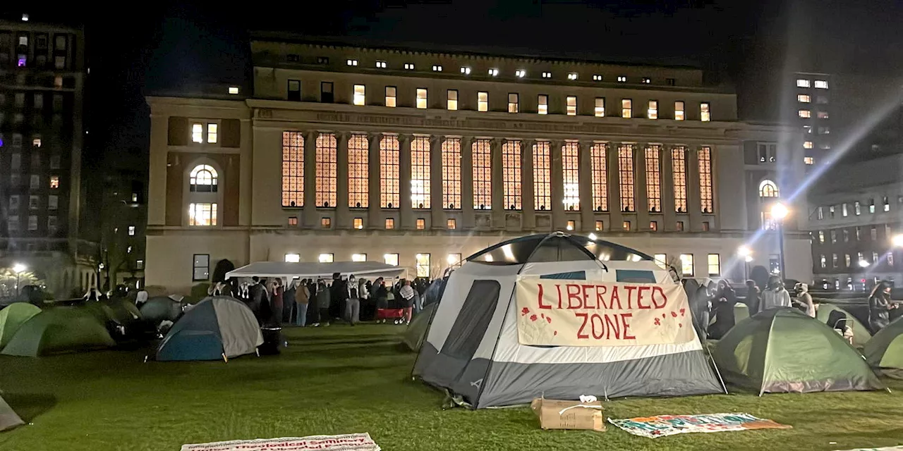 Antisémitisme : un « campement de solidarité avec Gaza » à l’université Columbia