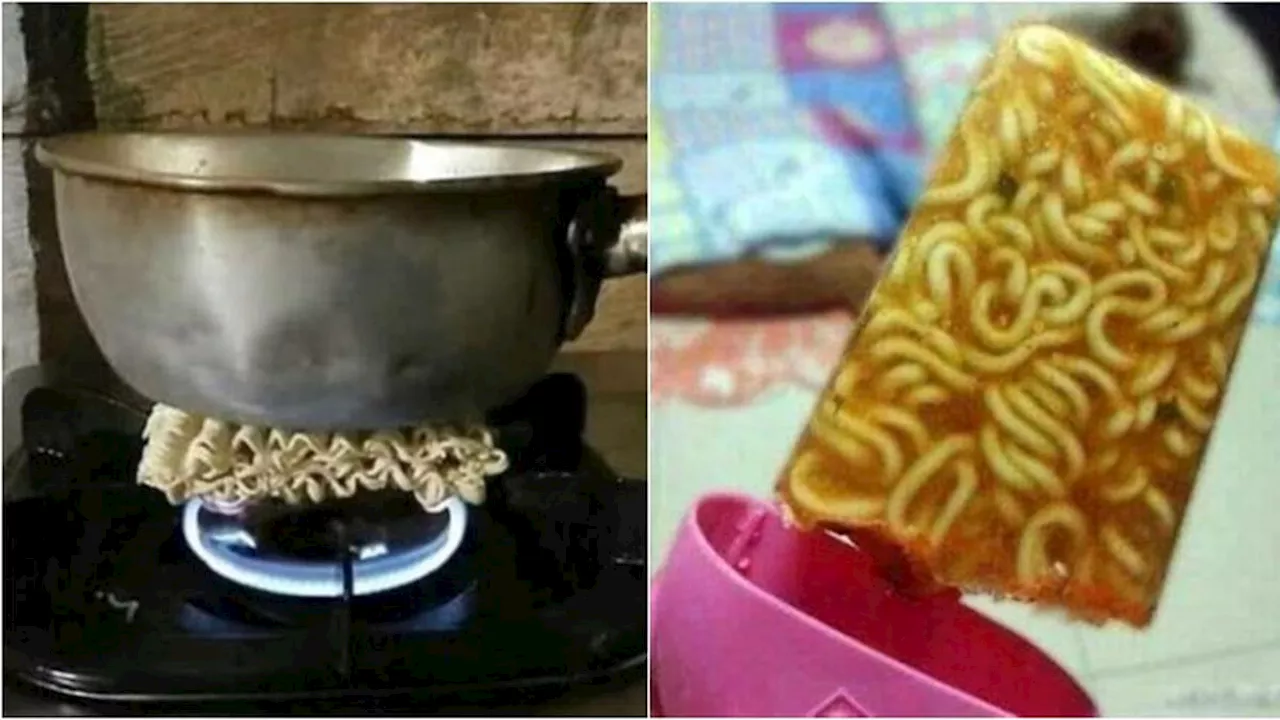 8 Potret Nyeleneh Netizen Masak Mi Instan Ini Bikin Geleng Kepala