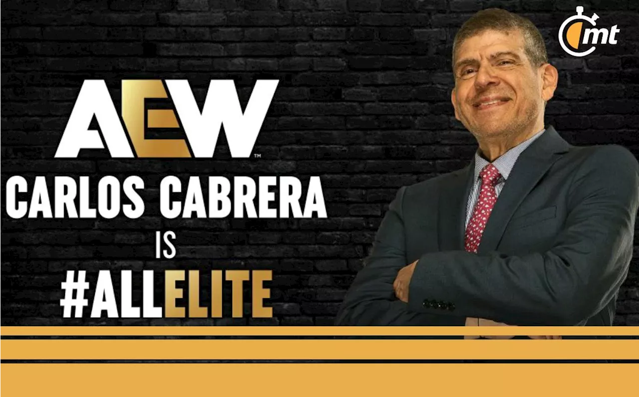 Carlos Cabrera se convirtió en nuevo comentarista de AEW