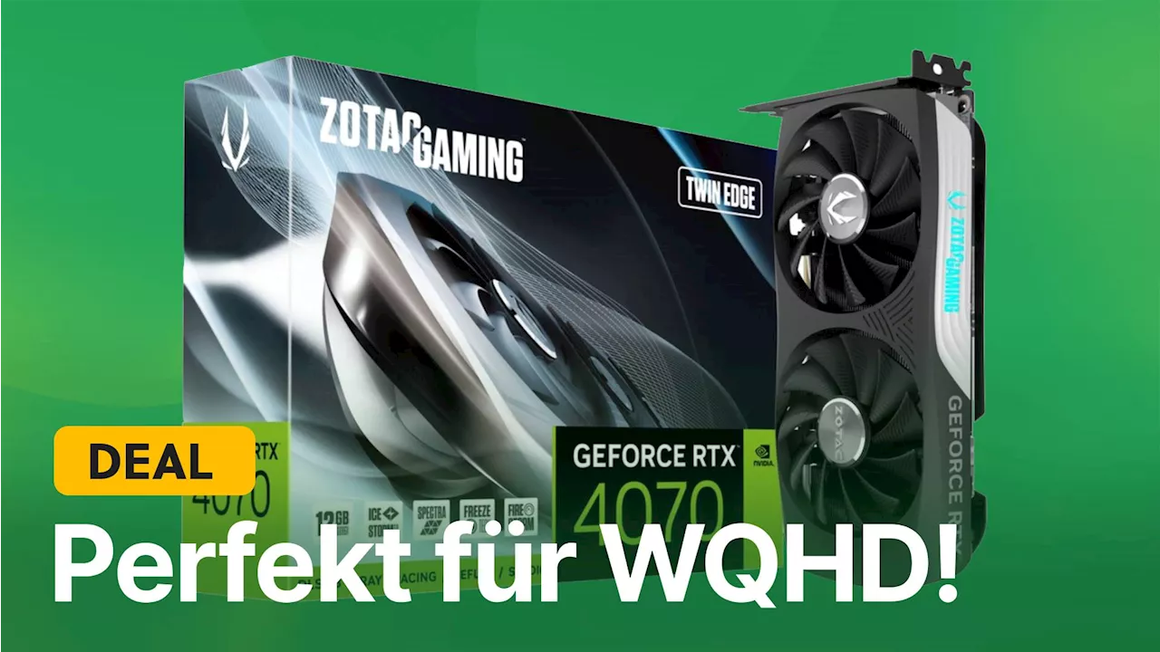 WQHD-Grafikkarte zum Vorteilspreis: Das ist die aktuell günstigste RTX 4070 auf dem Markt