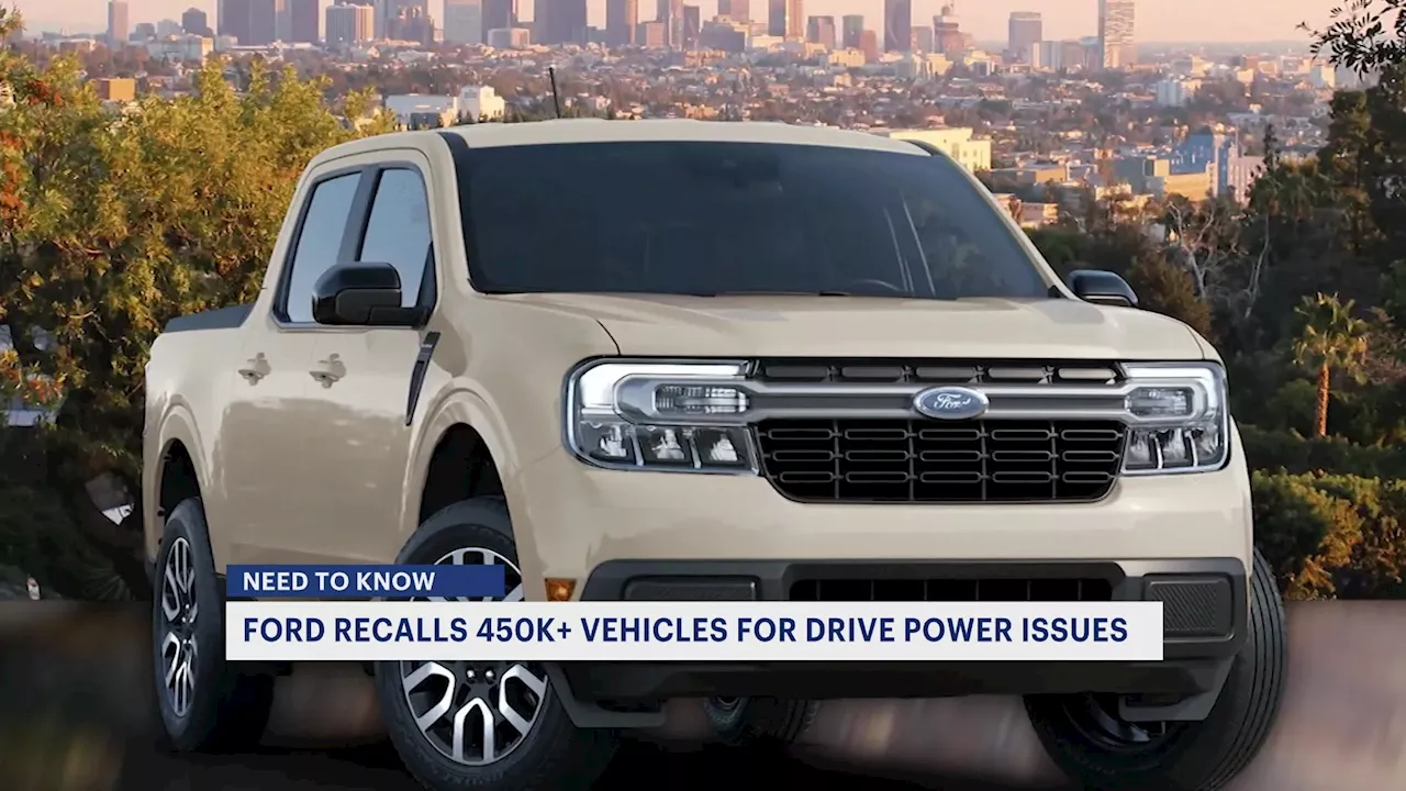 Ford recalls over 456,000 Bronco Sport and Maverick cars due to loss of drive power risk