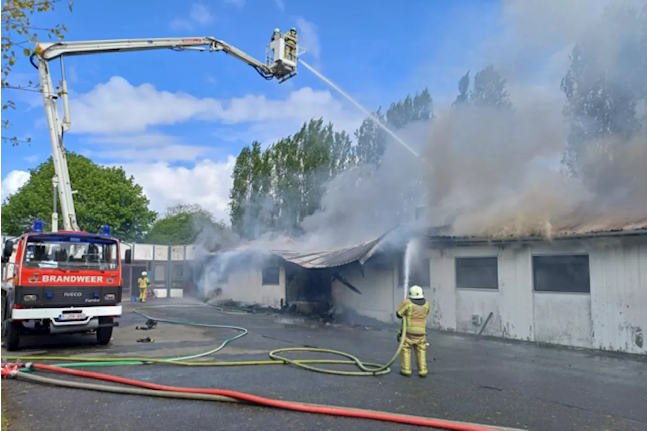 Zware brand in lokalen van voormalige Sint-Paulusschool