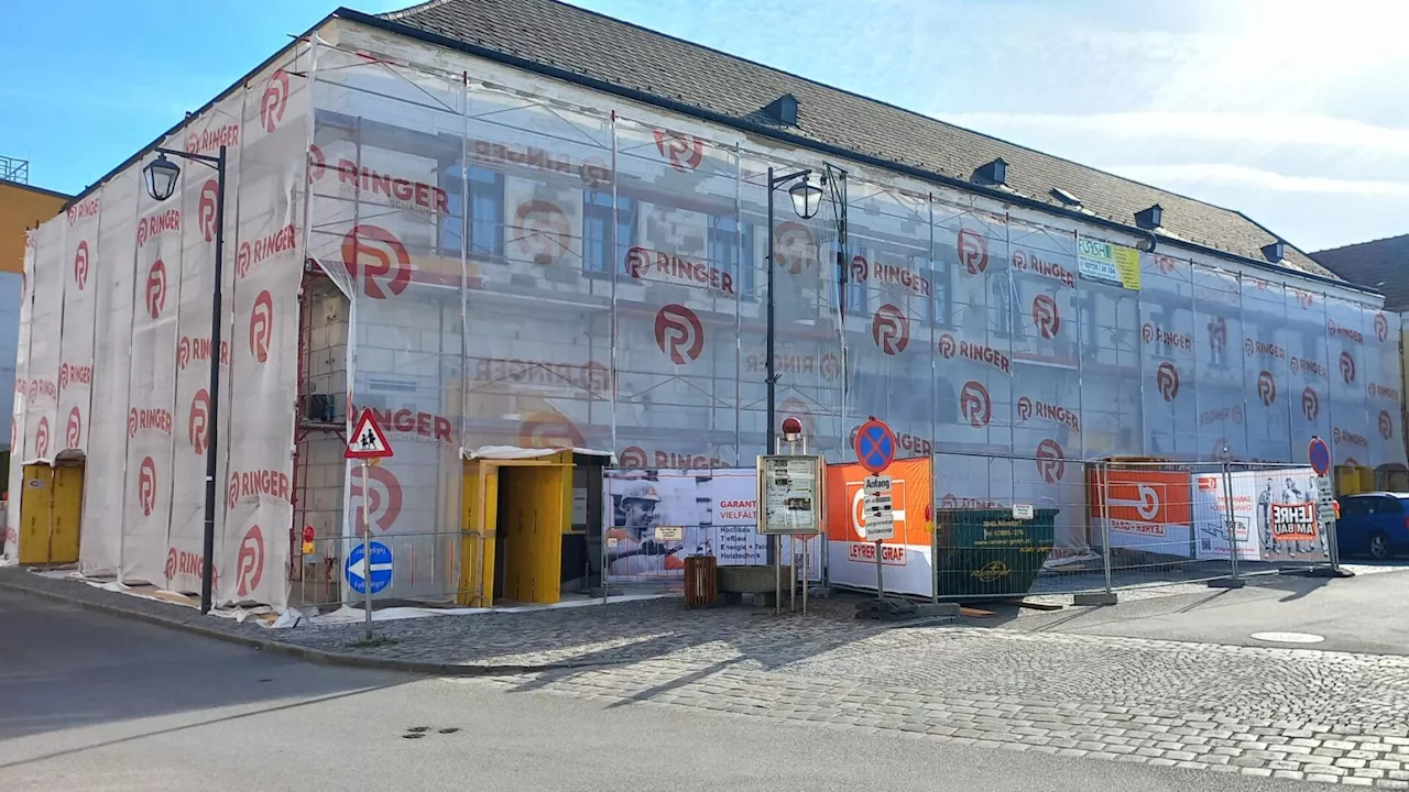 Große Baustelle am Gmünder Stadtplatz