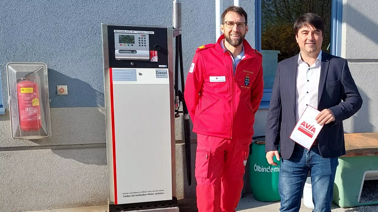 Neue Tanksäule für Rotes Kreuz in Zwettl