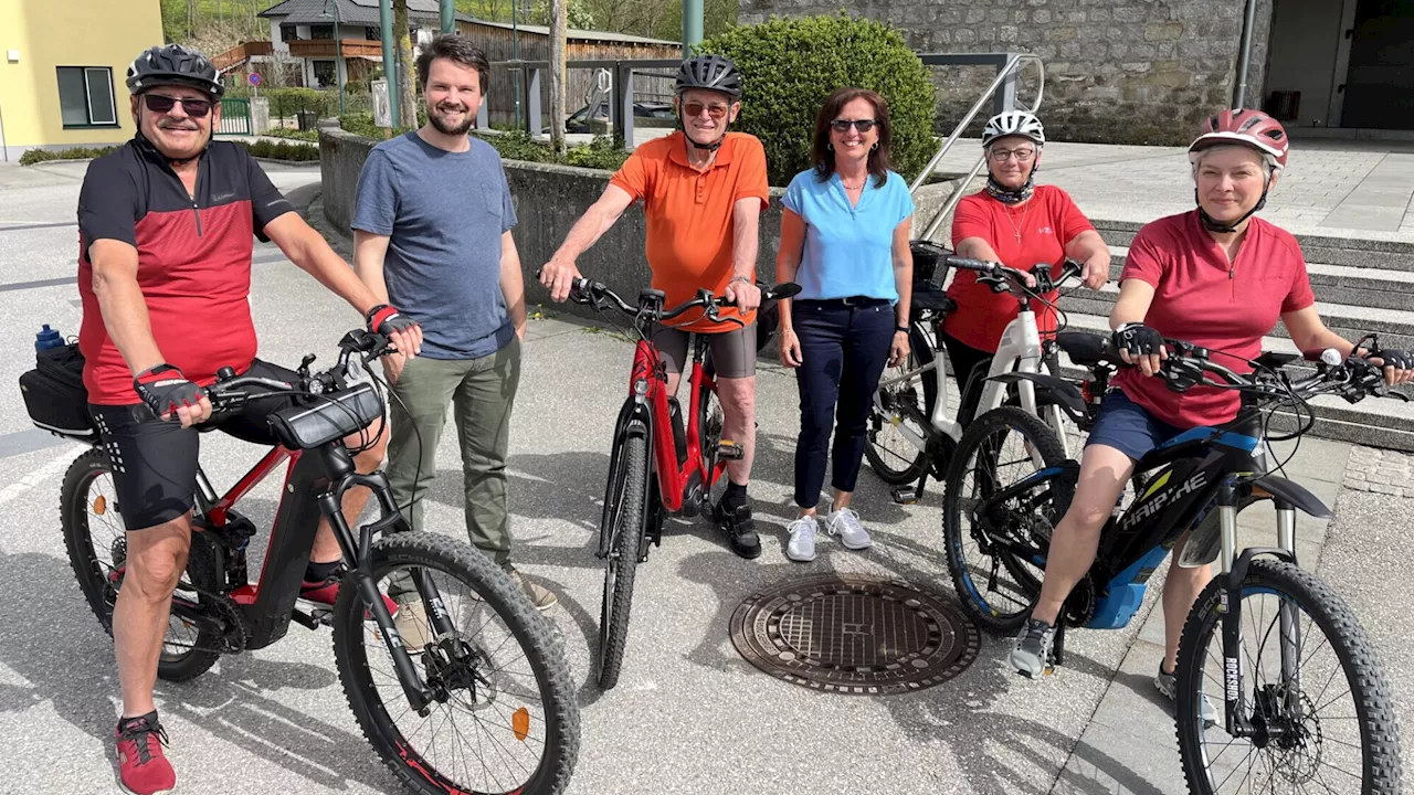 ÖAMTC und Gemeinde Haidershofen sorgen für mehr Sicherheit am E-Bike