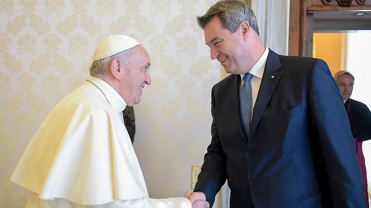 Bayern: Söder reist: Treffen mit Meloni und Papst Franziskus geplant