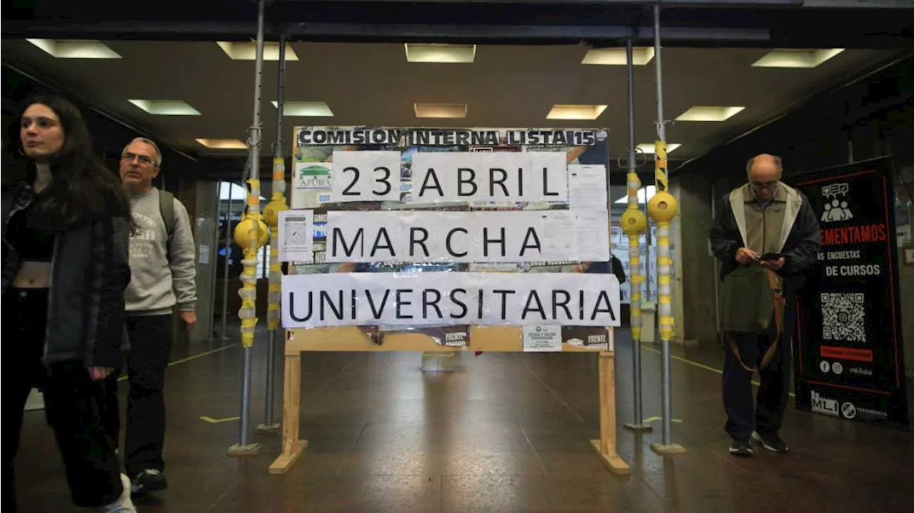 Kicillof y la UCR convocaron a participar de la gran marcha universitaria del 23 de abril