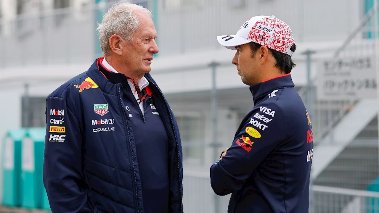 Helmut Marko elogia a Checo Pérez y asegura que la mejor opción es renovarlo