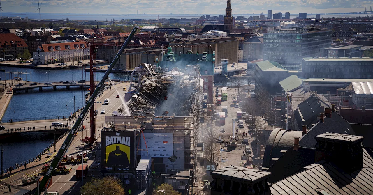 Owner says Denmark's treasured stock exchange will be rebuilt after fire