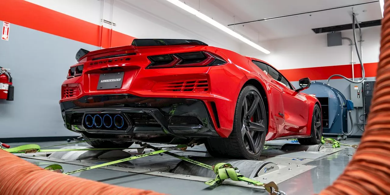 Hear the First Supercharged Corvette E-Ray on a Dyno