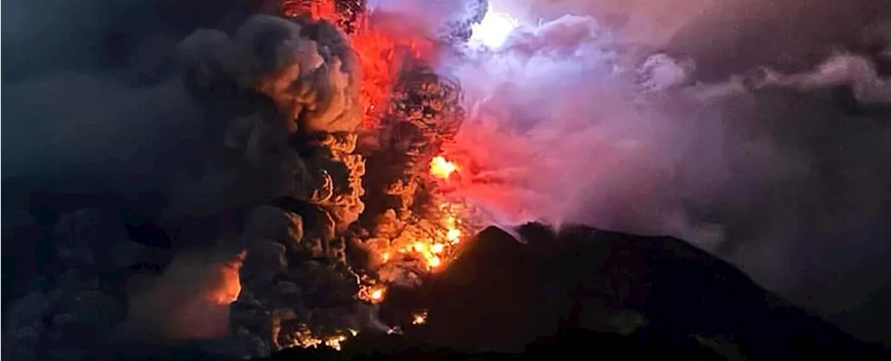 Indonesian 'Ring of Fire' Volcano Eruption Sparks Tsunami Alert, Evacuations