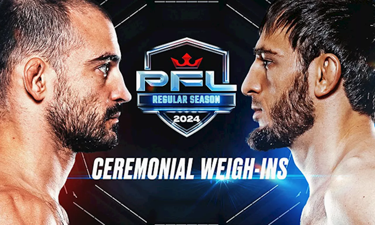 Video: 2024 PFL 3 Regular Season Ceremonial Weigh-ins