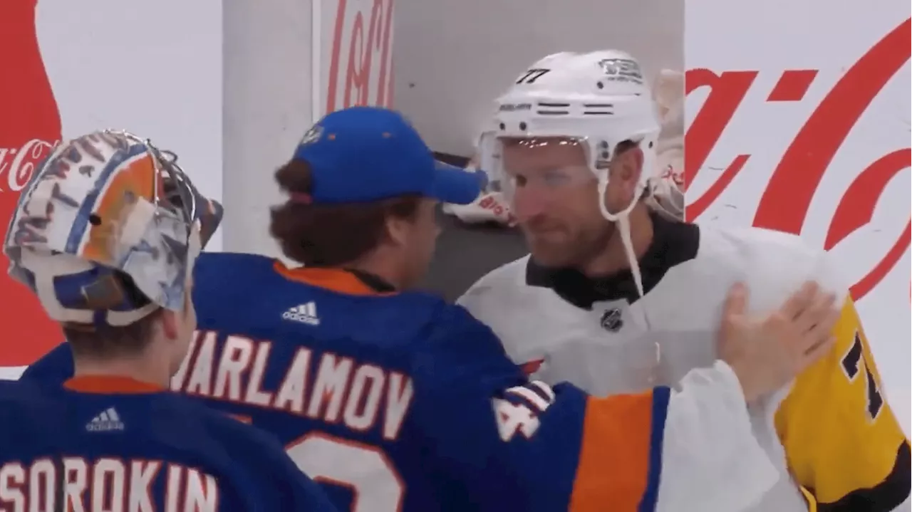 Islanders Players Showed Respect for Penguins Veteran Jeff Carter After Final Career Game