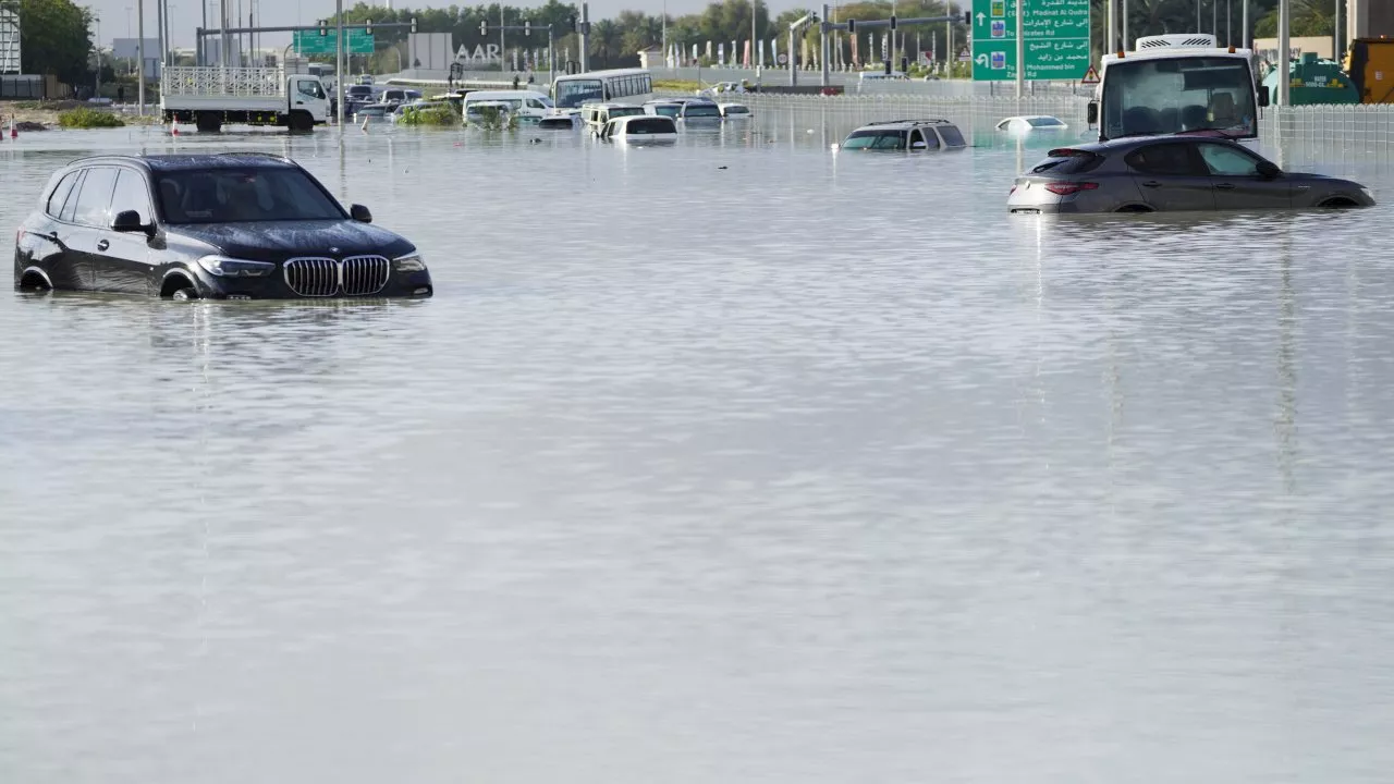 Dubai airport in shambles after violent storms flood city