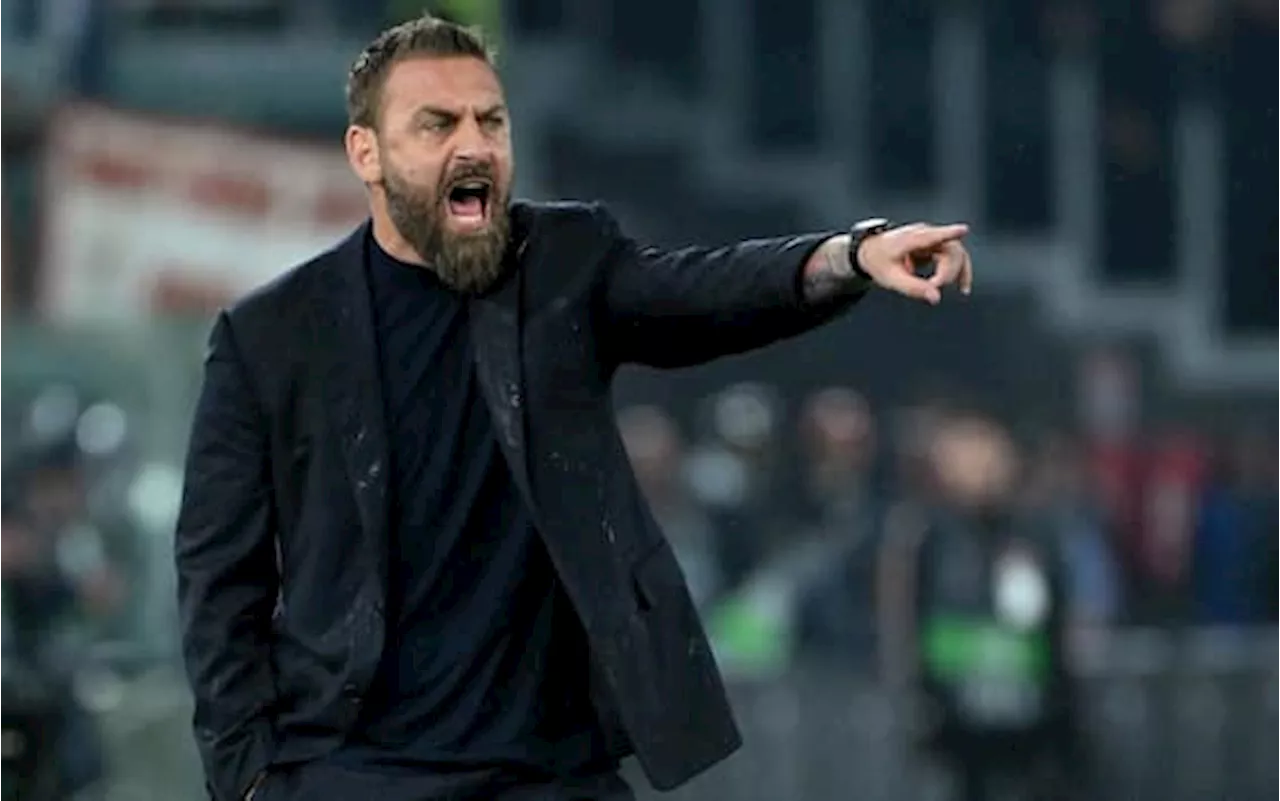 Roma-Milan, De Rossi: 'Sono orgoglioso di allenare questa squadra'