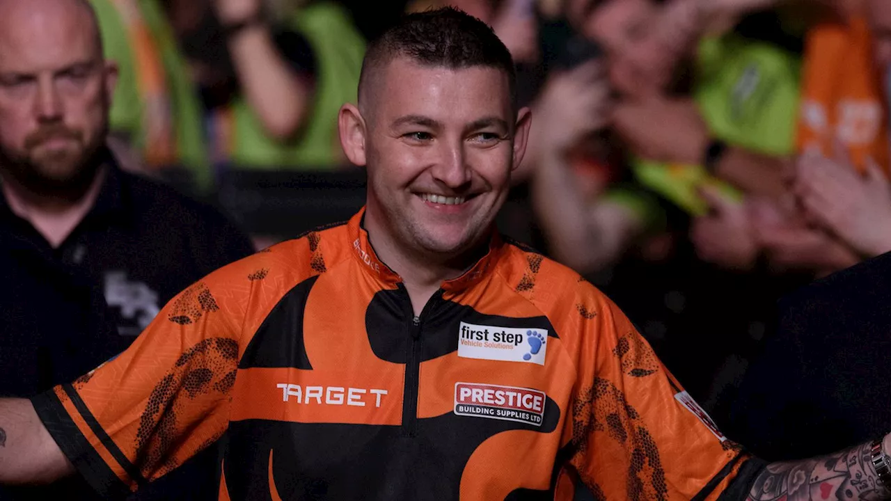 Premier League Darts: Nathan Aspinall boosts play-off hopes with Rotterdam win over Michael Smith