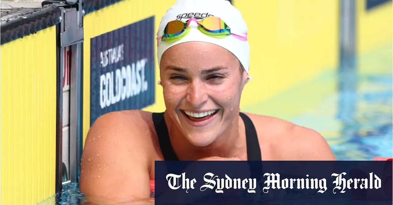 McKeown just smashed another Australian record, but she won’t swim the race in Paris