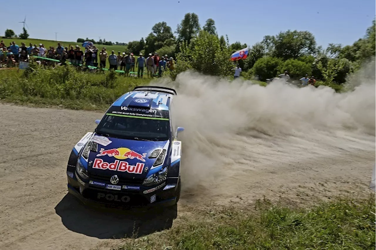 Volkswagen in Polen mit Ogier und Mikkelsen vorne