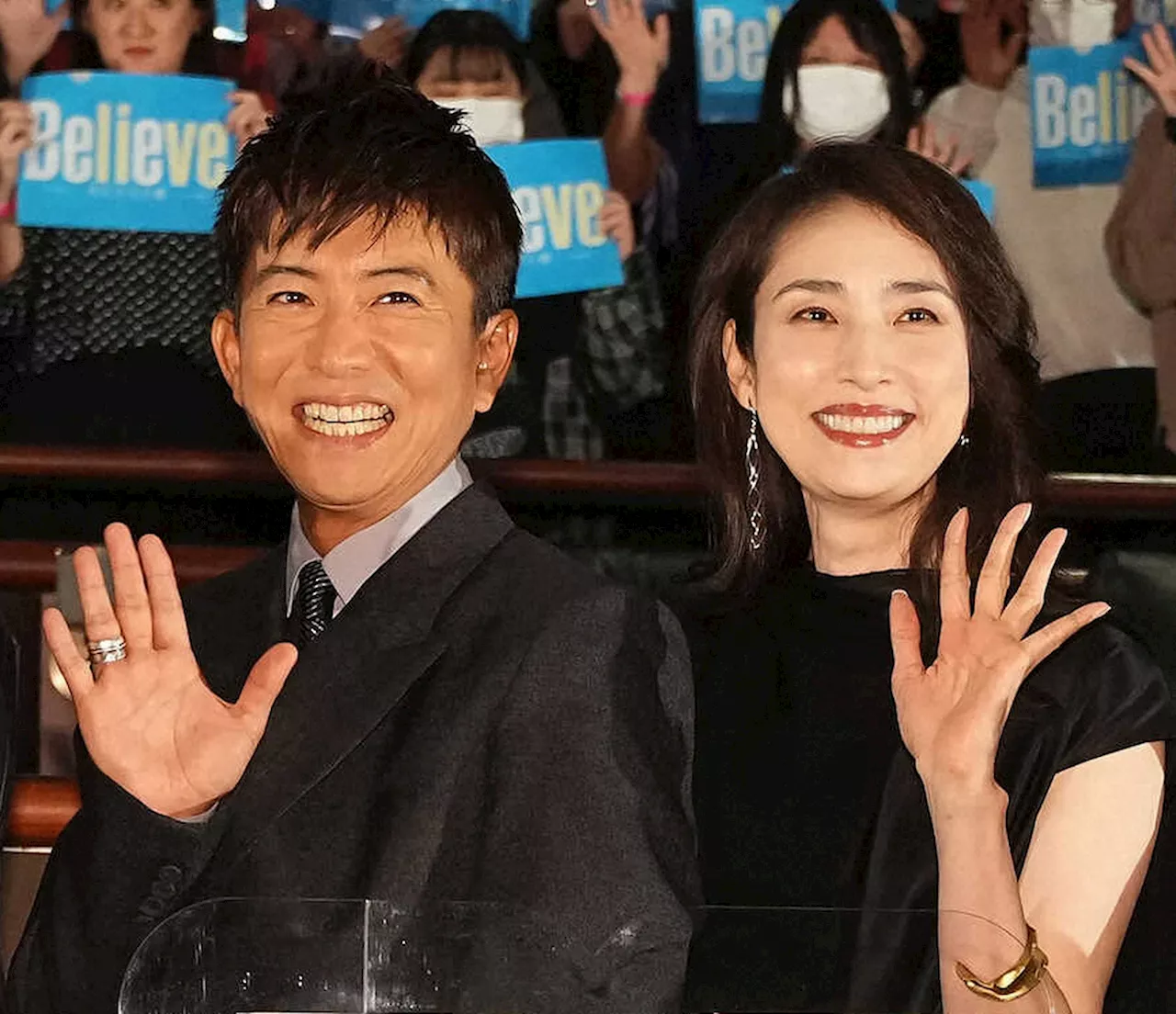 キムタク 天海祐希と初共演 テレ朝「Believe―君にかける橋―」共演7人お披露目