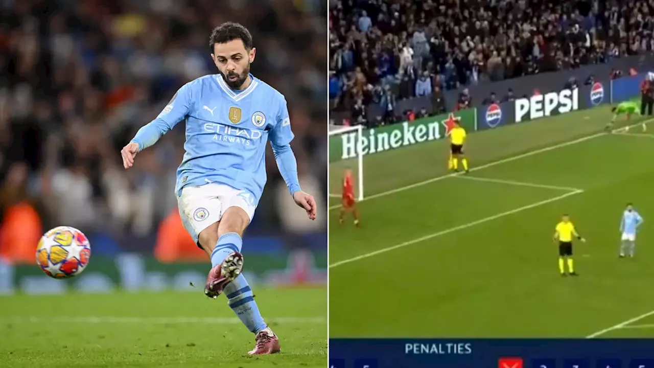 The real reason why Bernardo Silva's penalty vs Real Madrid was delayed