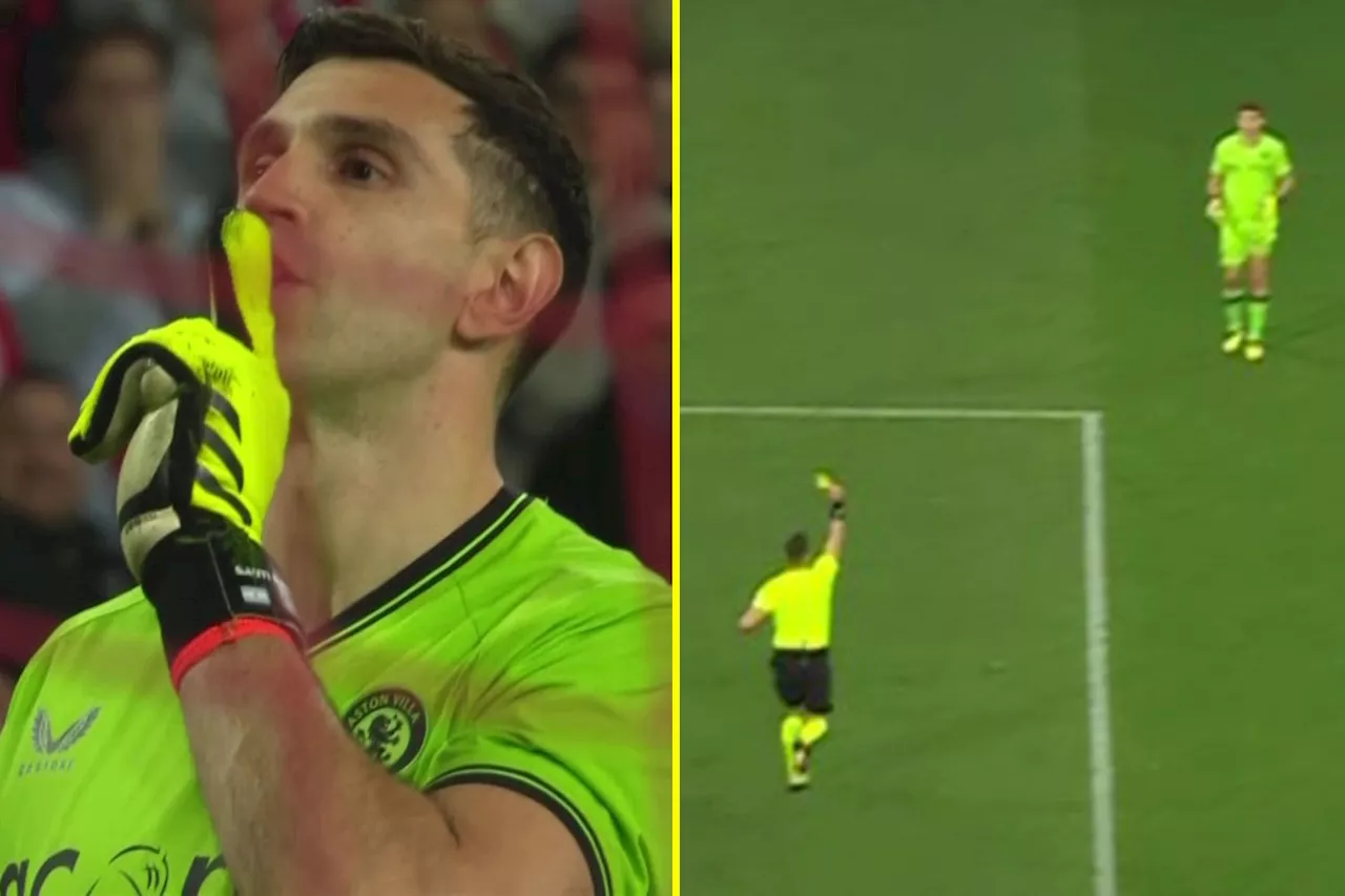 Little-known rule sees Emiliano Martinez avoid being sent off for Aston Villa during penalty shootout...