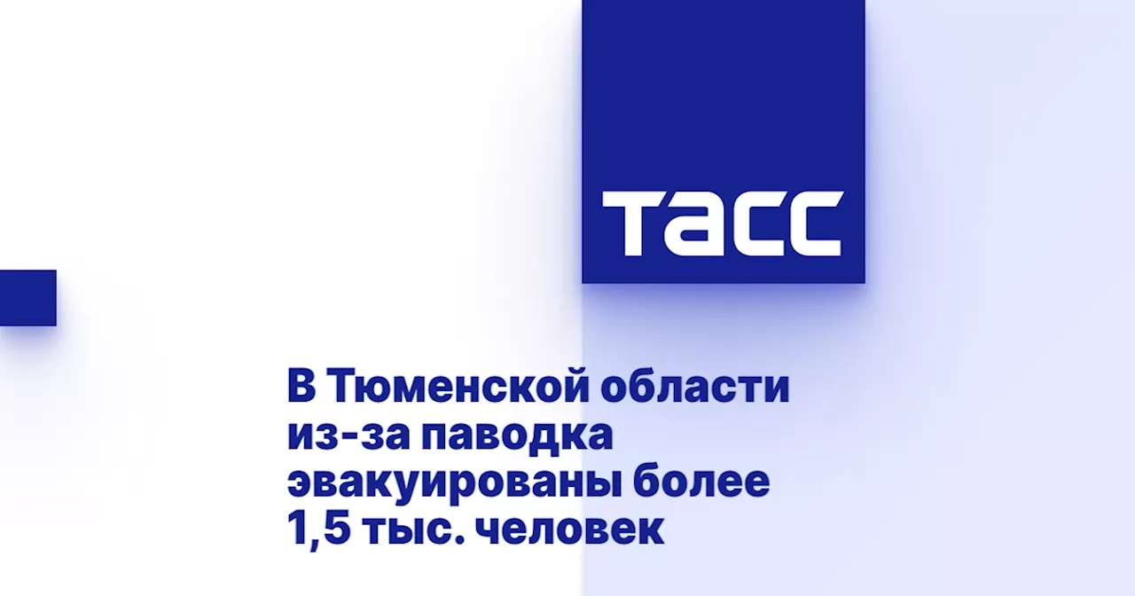 В Тюменской области из-за паводка эвакуированы более 1,5 тыс. человек