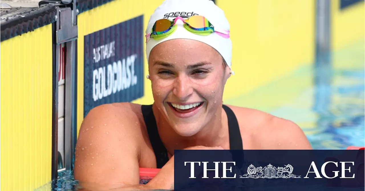 McKeown just smashed another Australian record, but she won’t swim the race in Paris