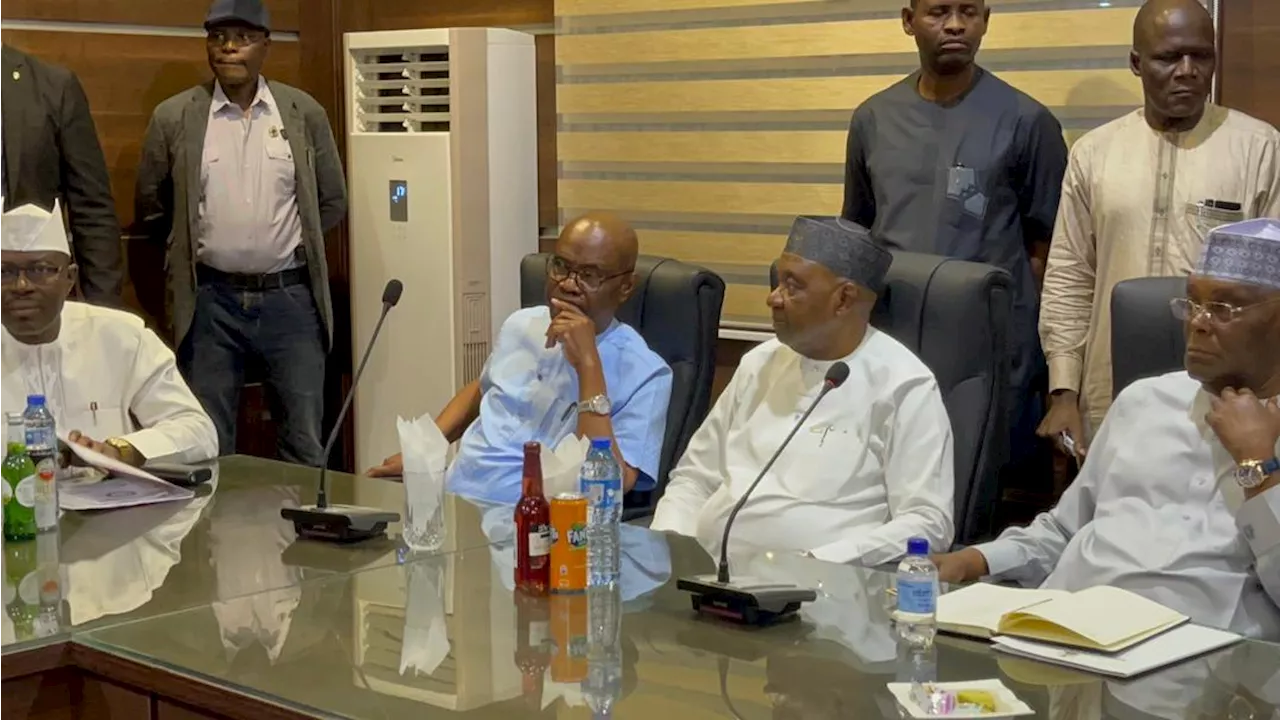 Wike, Atiku attend PDP caucus meeting — first since presidential poll