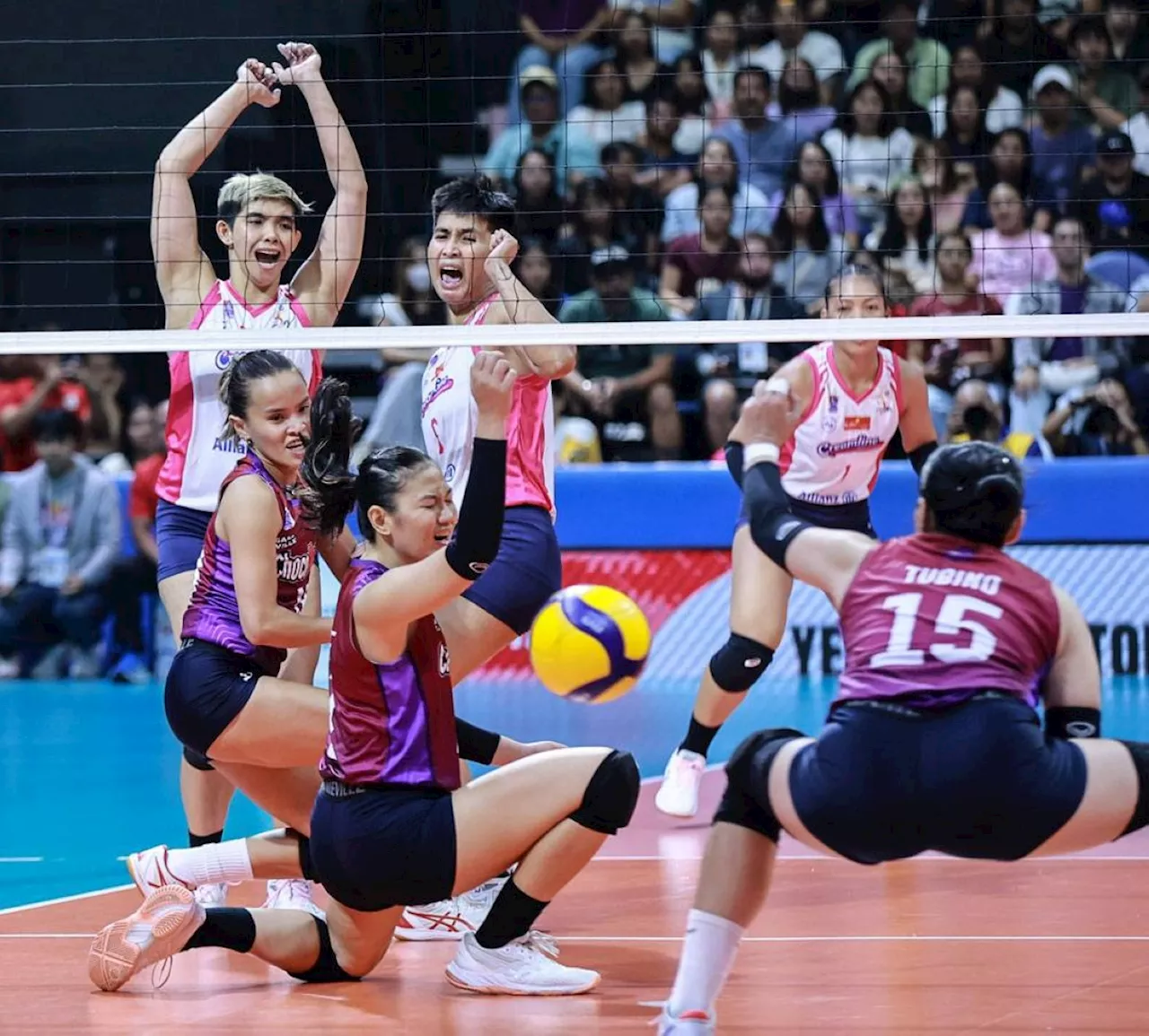 Creamline fends off Choco Mucho in straight sets