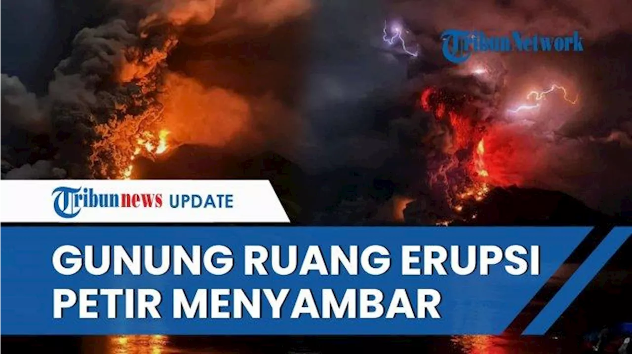 Maksimalkan Evakuasi Warga Terdampak Erupsi Gunungapi Ruang, Basarnas Tambah Personel & Perahu Karet